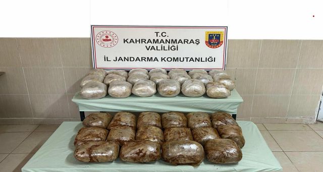 Kahramanmaraş'ta 36 Paket Halinde 48 Kilogram Skunk Ele Geçirildi!
