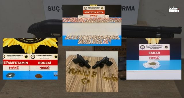 Kahramanmaraş'ta Aranan Şahıslar ve Uyuşturucu Tacirlerine Operasyon!