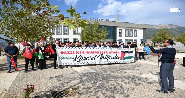 Kahramanmaraş'ta KSÜ Öğrencileri Gazze İçin Tek Yürek Oldu
