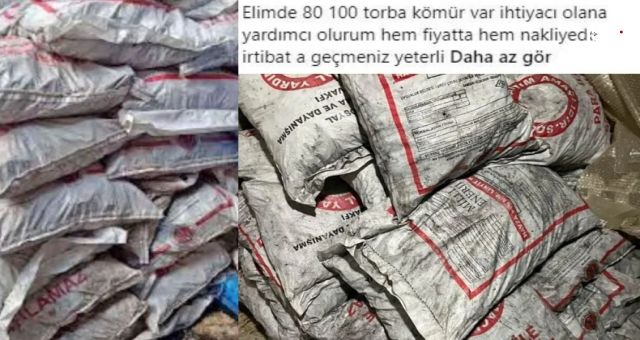 Kahramanmaraş'ta Yoksullara Dağıtılan Kömürler İnternette Paraya Dönüşüyor