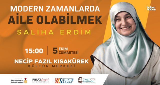 Saliha Erdim Kahramanmaraş'ta Aile Kavramını Ele Alıyor