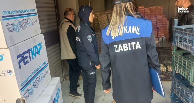 Şehitkâmil'de Etiketsiz Bin 800 Koli Yumurta İmha Edildi!