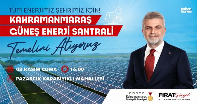140 Milyon TL'lik Yatırımla Kahramanmaraş GES'e Kavuşuyor!
