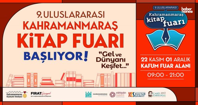 Anadolu’nun En Büyük Kitap Fuarı Kahramanmaraş'ta Kapılarını Açıyor!