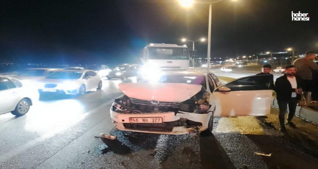 Kahramanmaraş-Kayseri Karayolu’nda Zincirleme Kaza: İki Yaralı