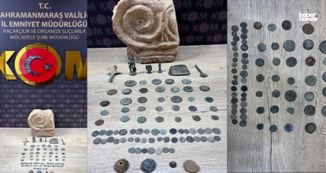 Kahramanmaraş'ta 81 Parça Tarihi Eser Ele Geçirildi, Yasal İşlem Başlatıldı!