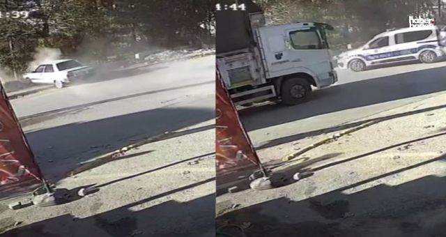 Kahramanmaraş'ta 'Dur' İhtarına Uymayan Sürücünün Kaçışı Kazayla Son Buldu!