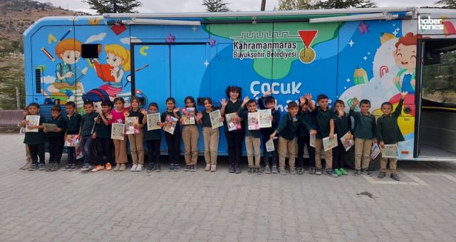 Kahramanmaraş'ta Kırsalda Kitap Şöleni: Mobil Kütüphane Çocuklarla Buluşuyor