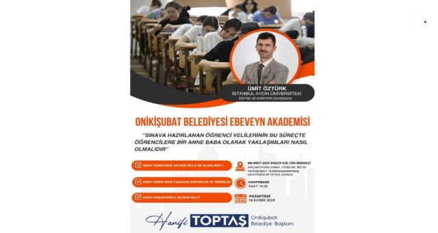 Onikişubat Belediyesi’nden Sınav Velilerine Destek Programı