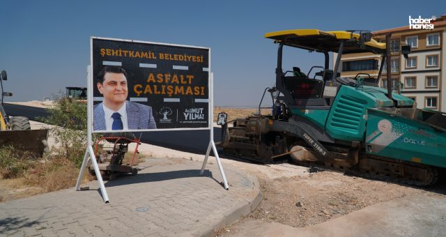 Şehitkâmil'de Asfalt Seferberliği Sürüyor: 7 Ayda 100 Bin Ton Asfalt Döküldü