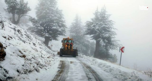 Kahramanmaraş Büyükşehir Kırsallarda Karla Mücadelesi Yoğunlaştırıldı