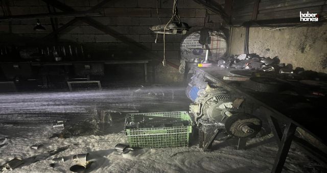 Kahramanmaraş'ta İş Yerinde Yangın Paniği: Maddi Hasar Oluştu
