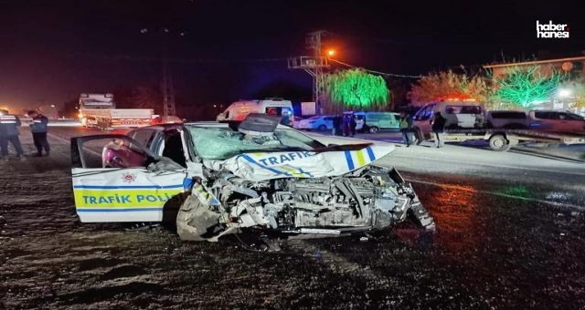 Kahramanmaraş'ta Polis Aracı Kaza Yaptı: 1 Ölü, 2 Yaralı!