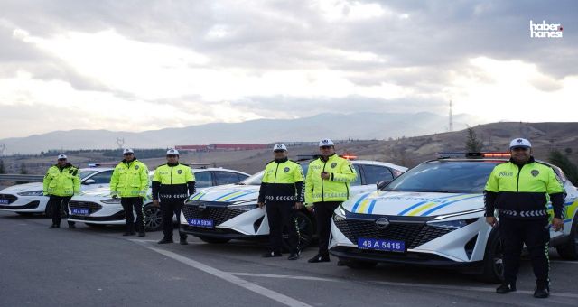 Kahramanmaraş'ta Trafik Ekipleri Kış Lastiği Denetiminde Hız Kesmiyor