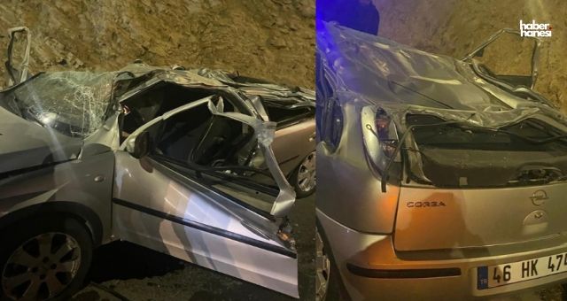Kahramanmaraş'ta Trafik Kazası: Araç Takla Attı, 2 Kişi Yaralandı