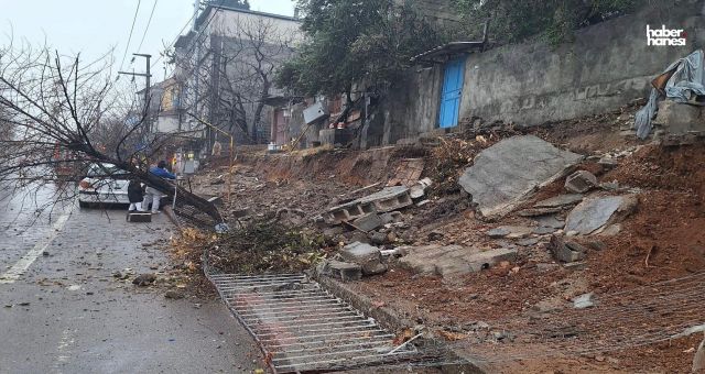 Sağanak Yağışın Ardından Kahramanmaraş'ta İhata Duvarı Göçtü