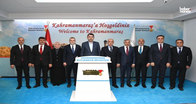 Başkan Görgel, Bakan Kurum’a Kahramanmaraş’ın İmar Çalışmalarını Anlattı