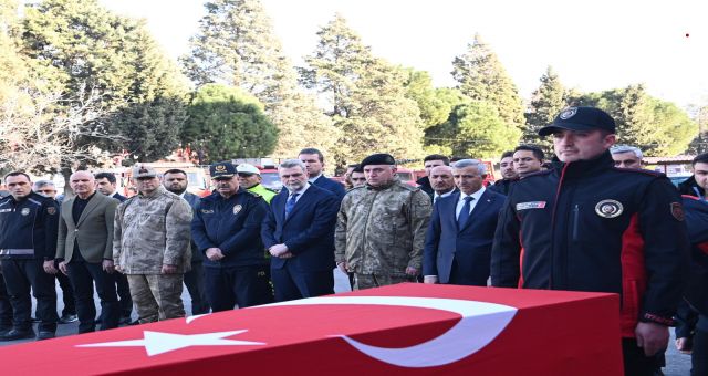 Kahramanmaraş'ta Görevi Başında Hayatını Kaybeden İtfaiye Eri Ahmet Doğan'a Son Veda