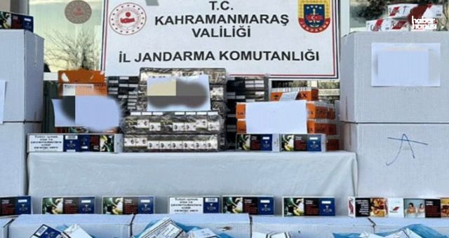 Kahramanmaraş’ta Kaçak Sigara Operasyonu! 1.613 Paket Ele Geçirildi