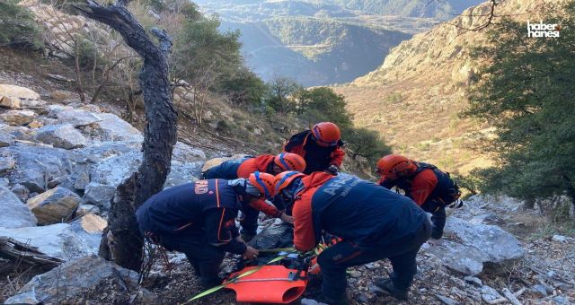 Kahramanmaraş'ta Kayalıklardan Düşen Avcı Ağır Yaralandı!