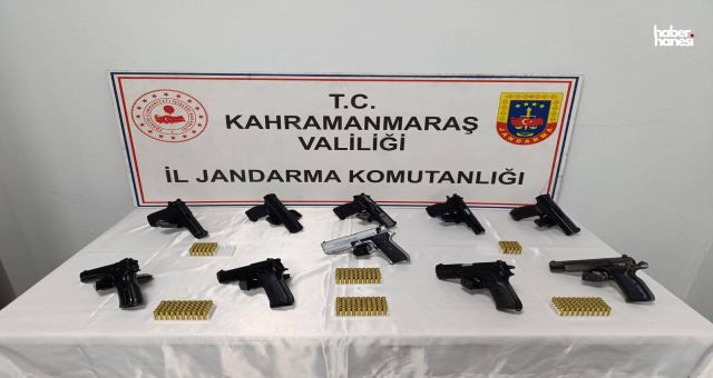 Kahramanmaraş’ta Silah Operasyonu: Elbistan’da 10 Tabanca Ele Geçirildi