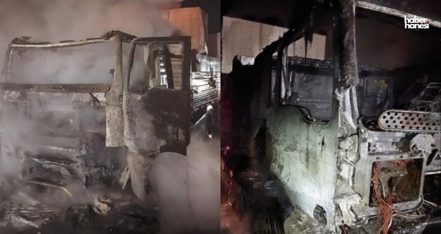 Kahramanmaraş'ta Yangın Paniği: Alevler İçindeki Tır Küle Döndü