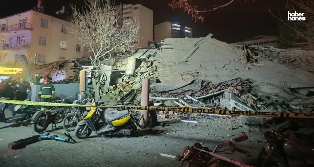 Konya’da Yıkılan Binadan 2 Kişi Kurtarıldı, 5 Kişi Hala Enkaz Altında!