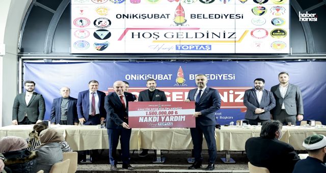 Onikişubat Belediyesi, Amatör Spor Kulüplerine 1.5 Milyon TL Maddi Destek Sağladı