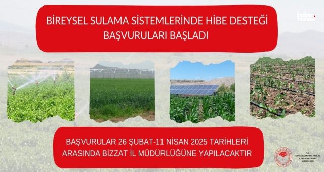 Çiftçilere Hibe Desteği! Tarımsal Sulamada Modernleşme Fırsatı