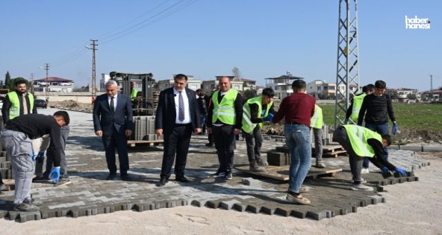 Depremin Yaraları Sarılıyor: Türkoğlu’nda 70 Bin Metrekare Parke Döşendi