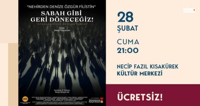 Filistin’in Özgürlük Mücadelesi Sanatla Anlatılıyor