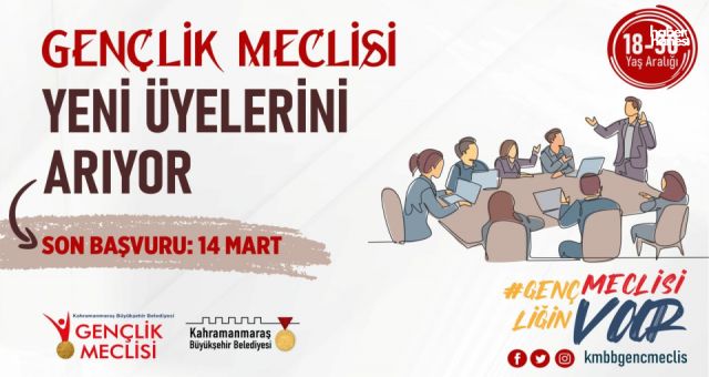 Kahramanmaraş’ta Gençler İçin Yeni Dönem! Gençlik Meclisi Başvuruları Açıldı
