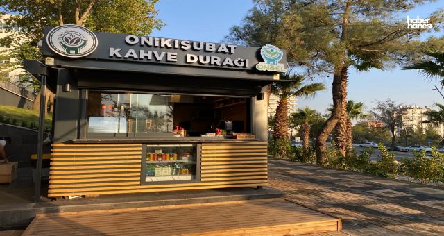 Kahramanmaraş'ta Yenilenen Abdal Halil Ağa Parkı’nda Kahve Keyfi