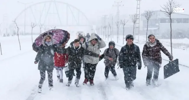 Nurhak ve Elbistan’da Kar Tatili! Öğrencilere 1 Günlük Ara