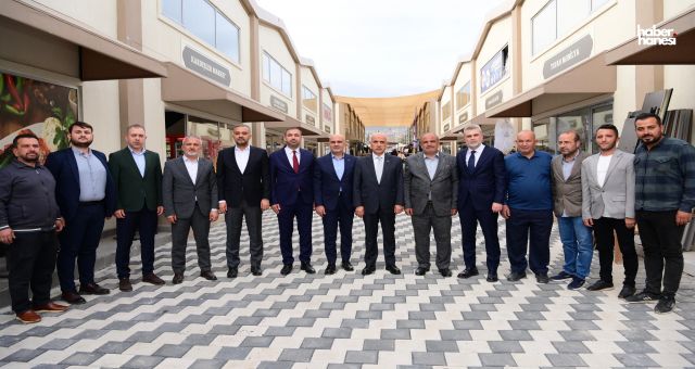 Başkan Görgel'den Derepazarı Esnaf Çarşısı'na Bayram Ziyareti