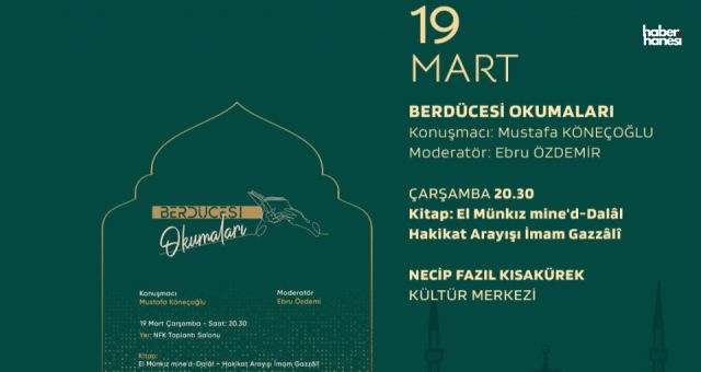 Kahramanmaraş Büyükşehir’den Ramazan’a Özel Edebiyat Buluşması: Berdücesi Okumaları