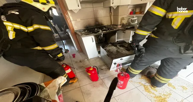 Kahramanmaraş’ta Bir Evin Mutfağında Yangın Çıktı!