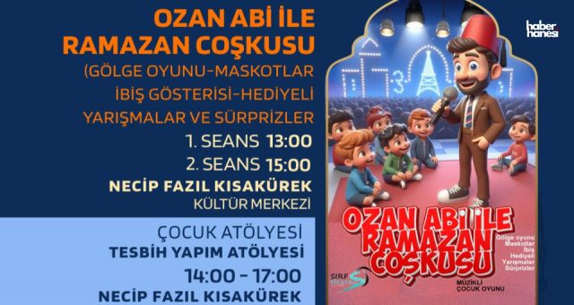 Kahramanmaraş’ta Çocuklar Ramazan’ı Eğlenerek Yaşayacak!