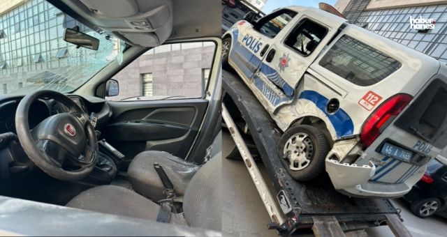 Kahramanmaraş’ta Trafik Kazası: Otomobil Polis Aracına Çarptı!