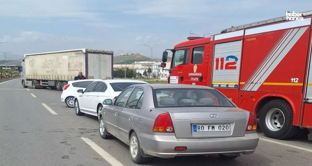 Kahramanmaraş’ta Üç Araç Çarpıştı: 1 Yaralı