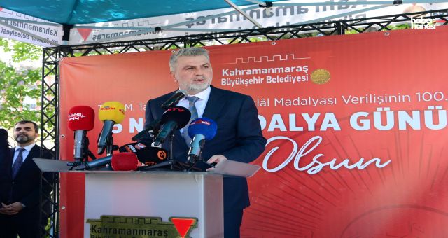 Başkan Görgel: ‘Bu Madalya, Maraşlıların Birlik ve Beraberliğinin Sembolüdür’