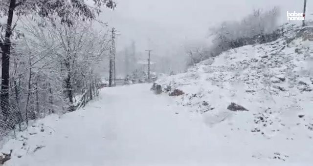 Kahramanmaraş’a Kış Geri Döndü! Kuzey İlçeler Beyaza Büründü!