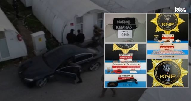 Kahramanmaraş’ta Eş Zamanlı Operasyonda Zehir Tacirlerine Büyük Darbe