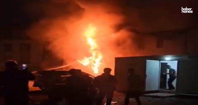 Kahramanmaraş’ta Konteynerde Çıkan Yangın Korkuttu!