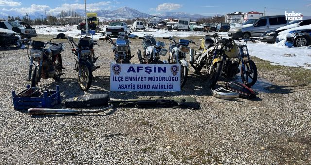 Kahramanmaraş'ta Otoparktan 7 Motosiklet Çalan Şüpheliler Yakalandı!