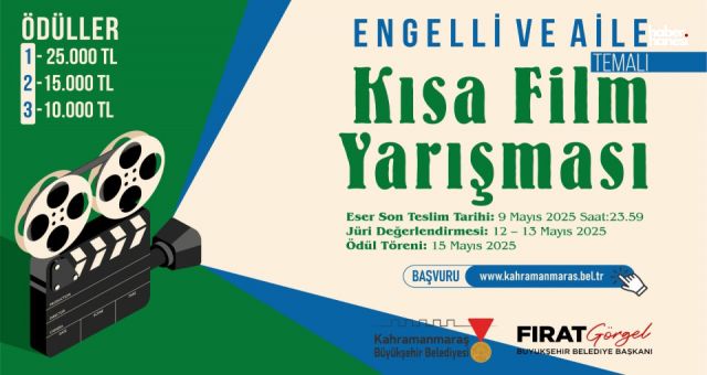 Kahramanmaraş Büyükşehir’den 'Engelli ve Aile' Temasıyla Kısa Film Yarışması