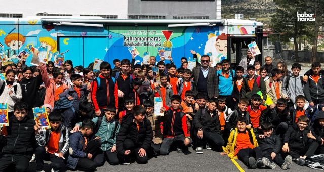 Kahramanmaraş’ta Çocuklara Kitap Şenliği: Mobil Kütüphane Yollarda