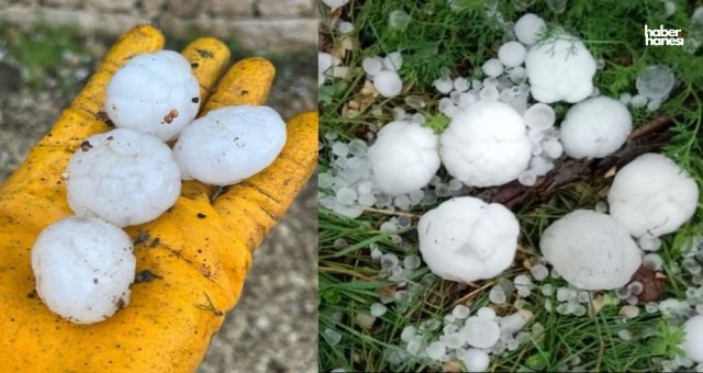 Kahramanmaraş’ta Dolu ve Sağanak Etkili Oldu