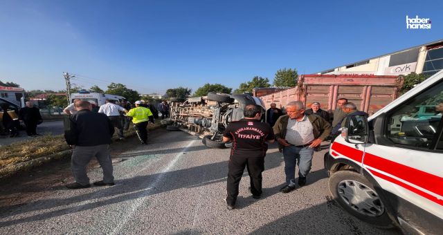 Kahramanmaraş’ta Feci Kaza! Servis Minibüsü Devrildi: 12 Yaralı