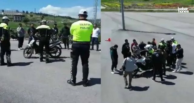 Kahramanmaraş’ta Motosiklet Sürücülerine “Güvenli Sürüş Eğitimi” Veriliyor
